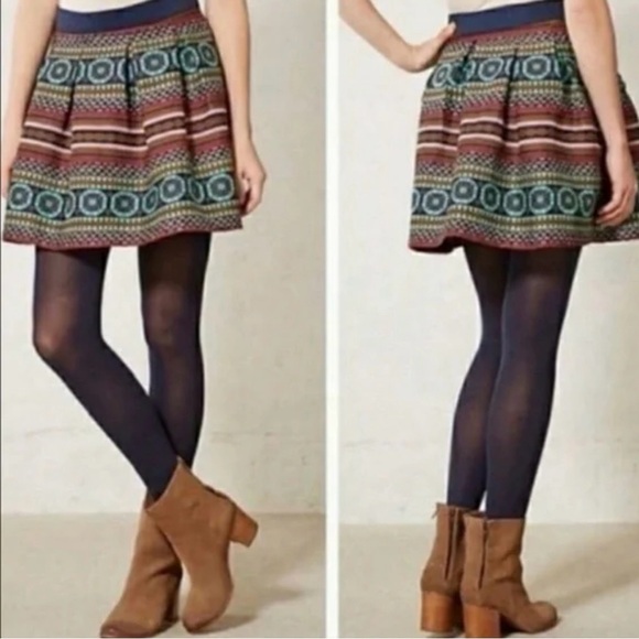 Anthropologie Nomad Morgan Carper Skirt size 8 - Picture 3 of 8